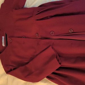 XL full length wool coat/ dress